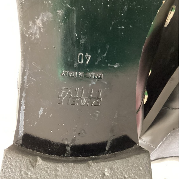 Samuel Failli Black and Silver Studded Ankle Booties - Picture 13 of 13